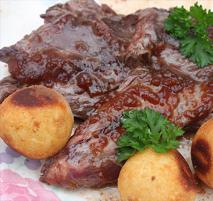 Flank steak recipe French shallots
