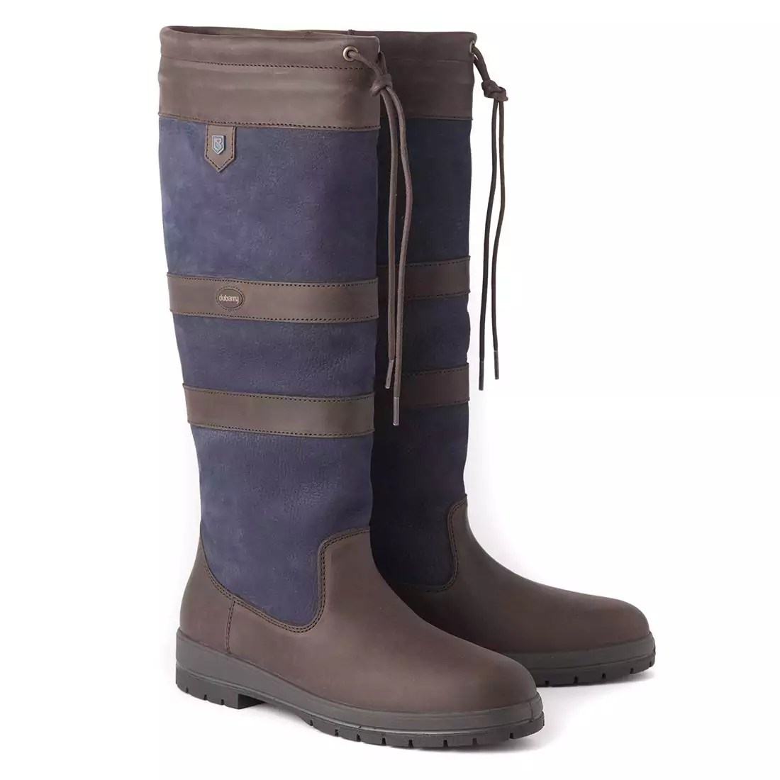 Dubarry Womens Galway Boots (Navy) Cadman Sporting