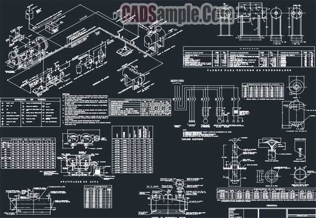 Free Dwg Drawings Steam Generator Electrical Plans