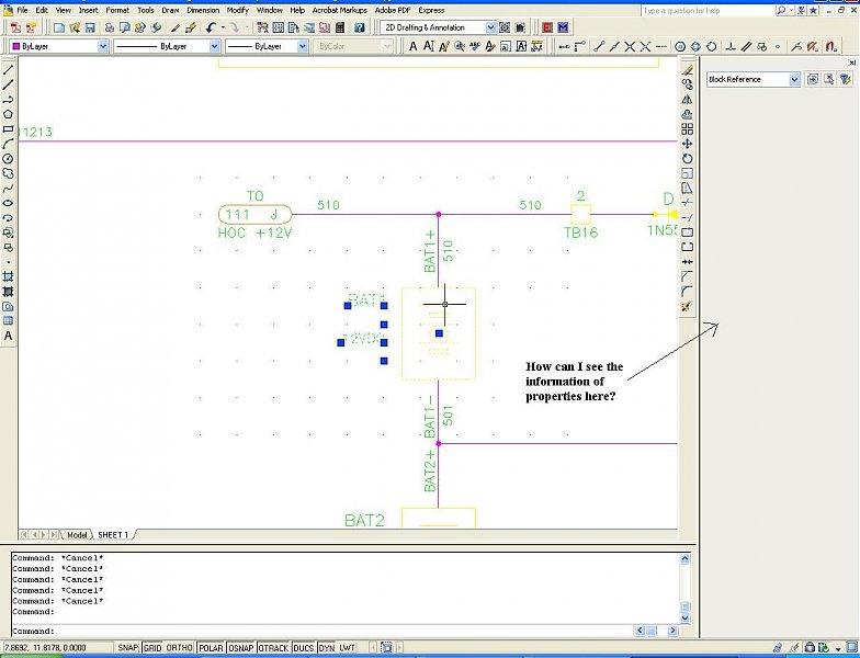 How to see object/blocks properties in AutoCAD AutoCAD General