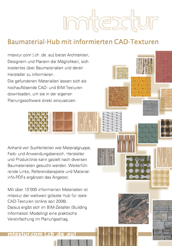 Texturen von mtextur in cadvilla verwenden