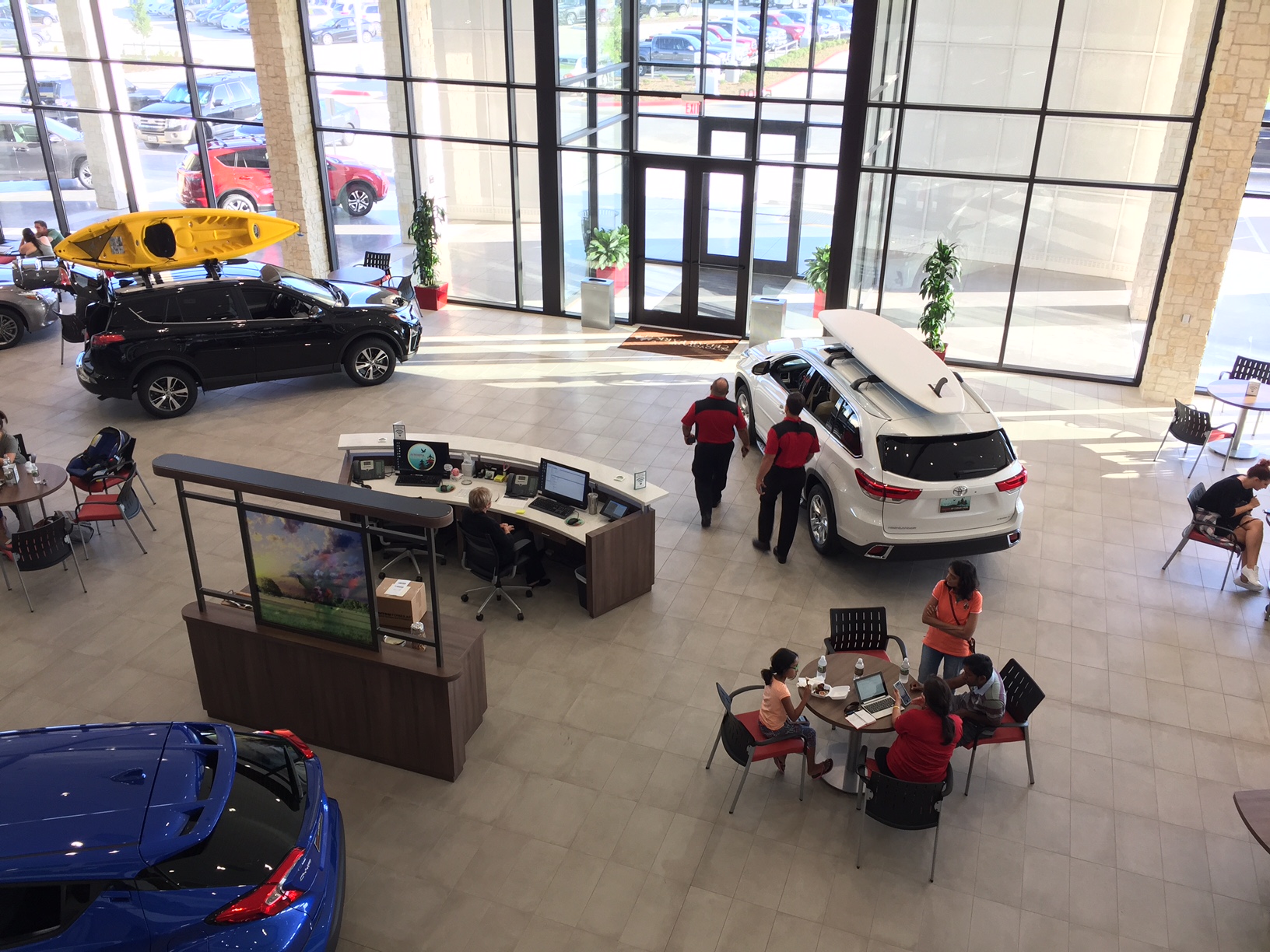 Toyota dealership Austin Ceramiche Caesar