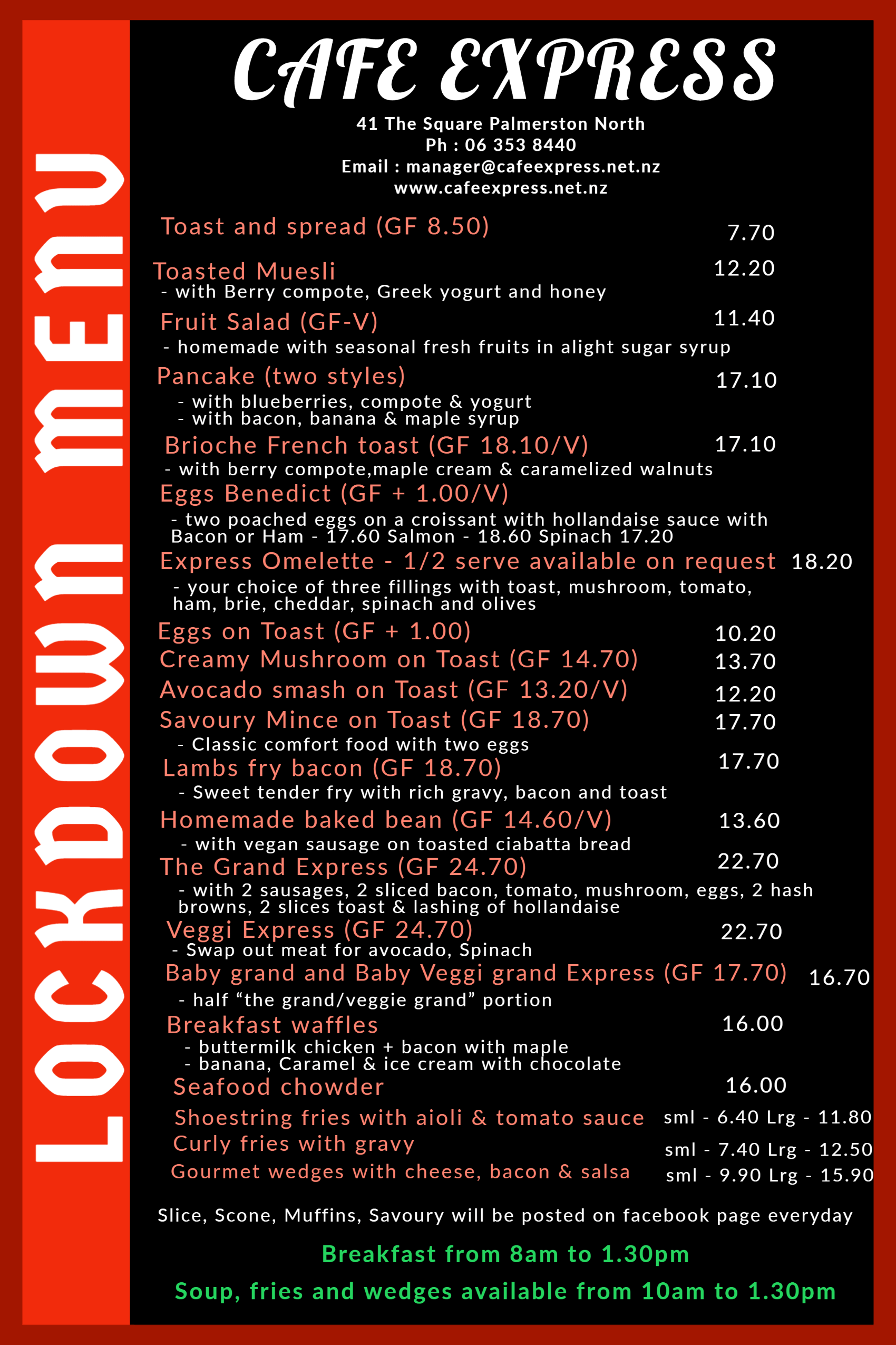 Cafe Express Palmerston North Passionate about food, coffee and