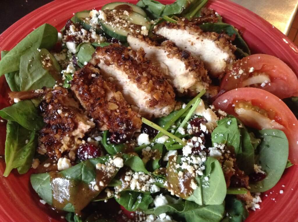 Wednesday's Special Pecan Crusted Chicken Salad! Cafe Java