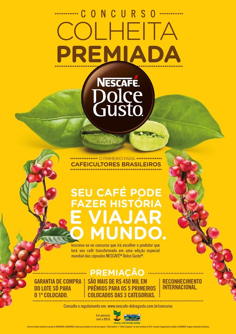 NESCAFÉ® Dolce Gusto® lança concurso Colheita Premiada para escolher o