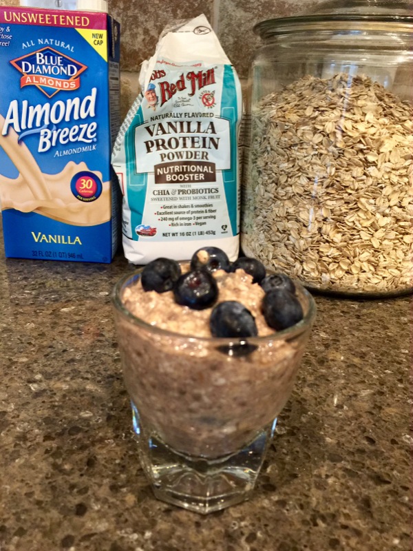 Overnight Protein Oats + Bob's Red Mill Giveaway Caffeinated Chaos