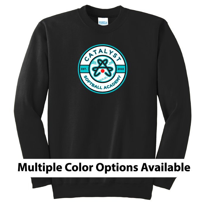Catalyst Softball Printed Fleece Crewneck Sweatshirt (PC90) Custom