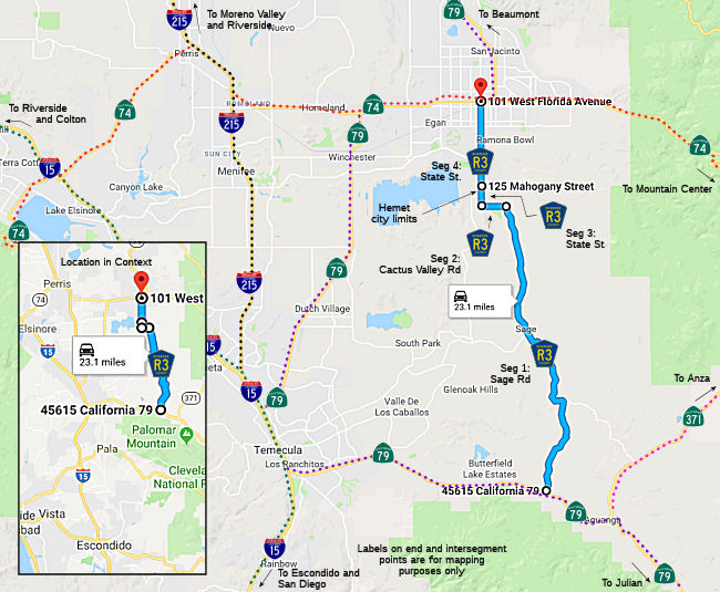 California Highways County Route R3