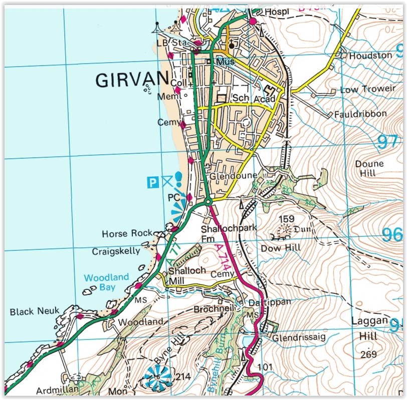 Photographs of the Harbour at Girvan in Ayrshire on the Firth of Clyde