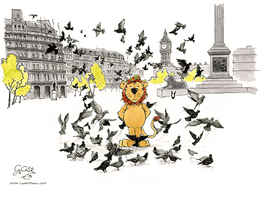Cat among the pigeons Cairnstoon