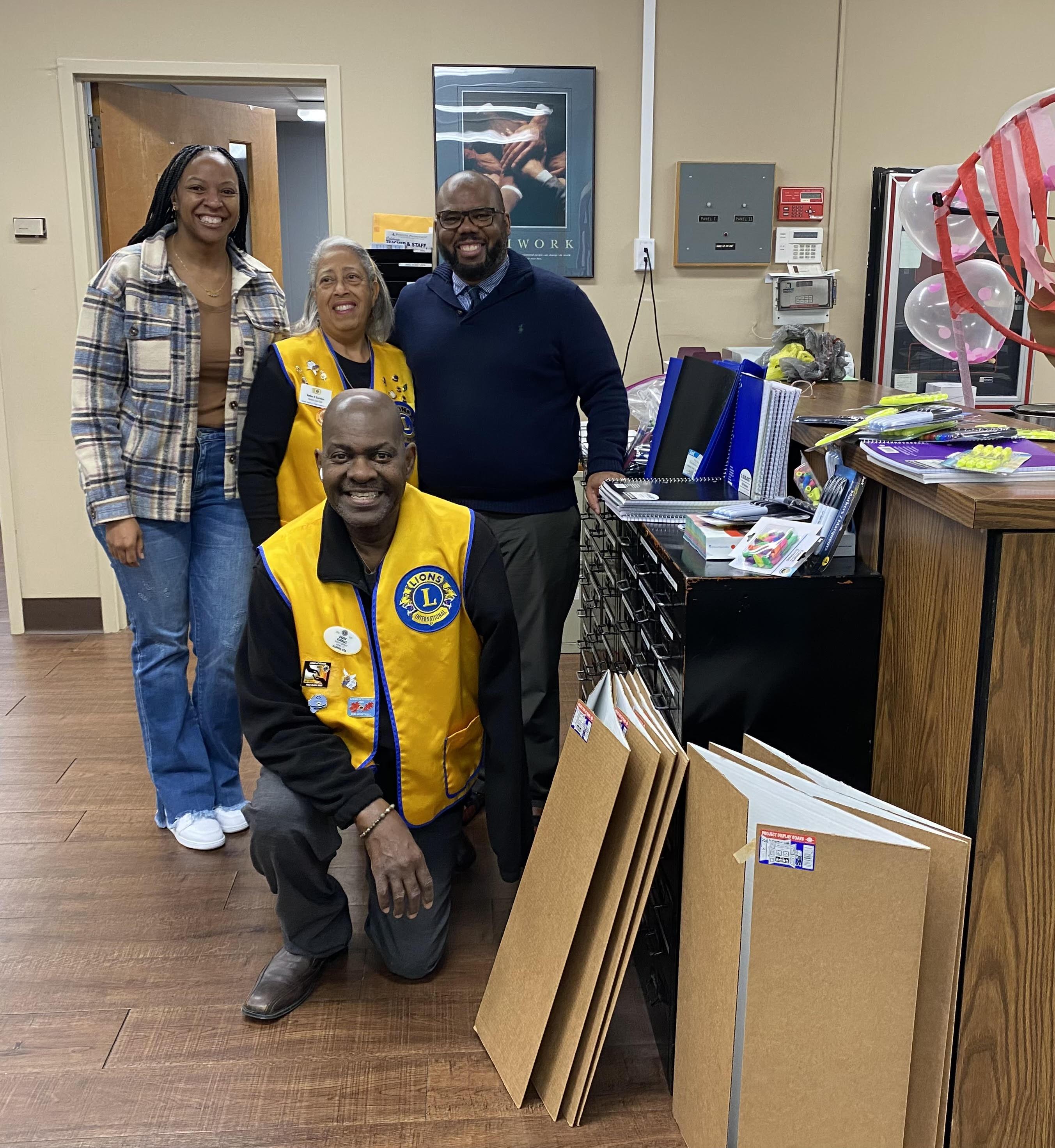 The Cairo Jr./High School’s students received much needed school