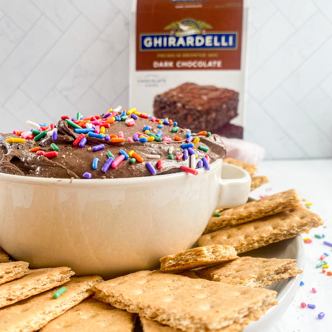 Easy Brownie batter Dip Caitlin's Table