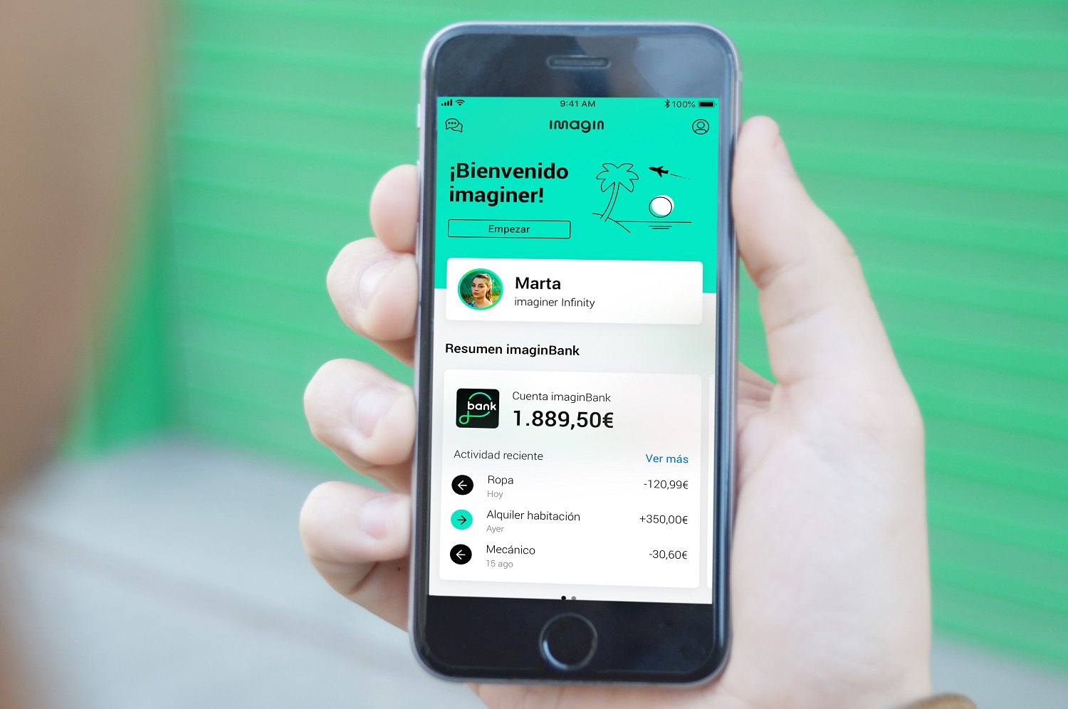 CaixaBank convierte imagin en una plataforma de servicios digitales y