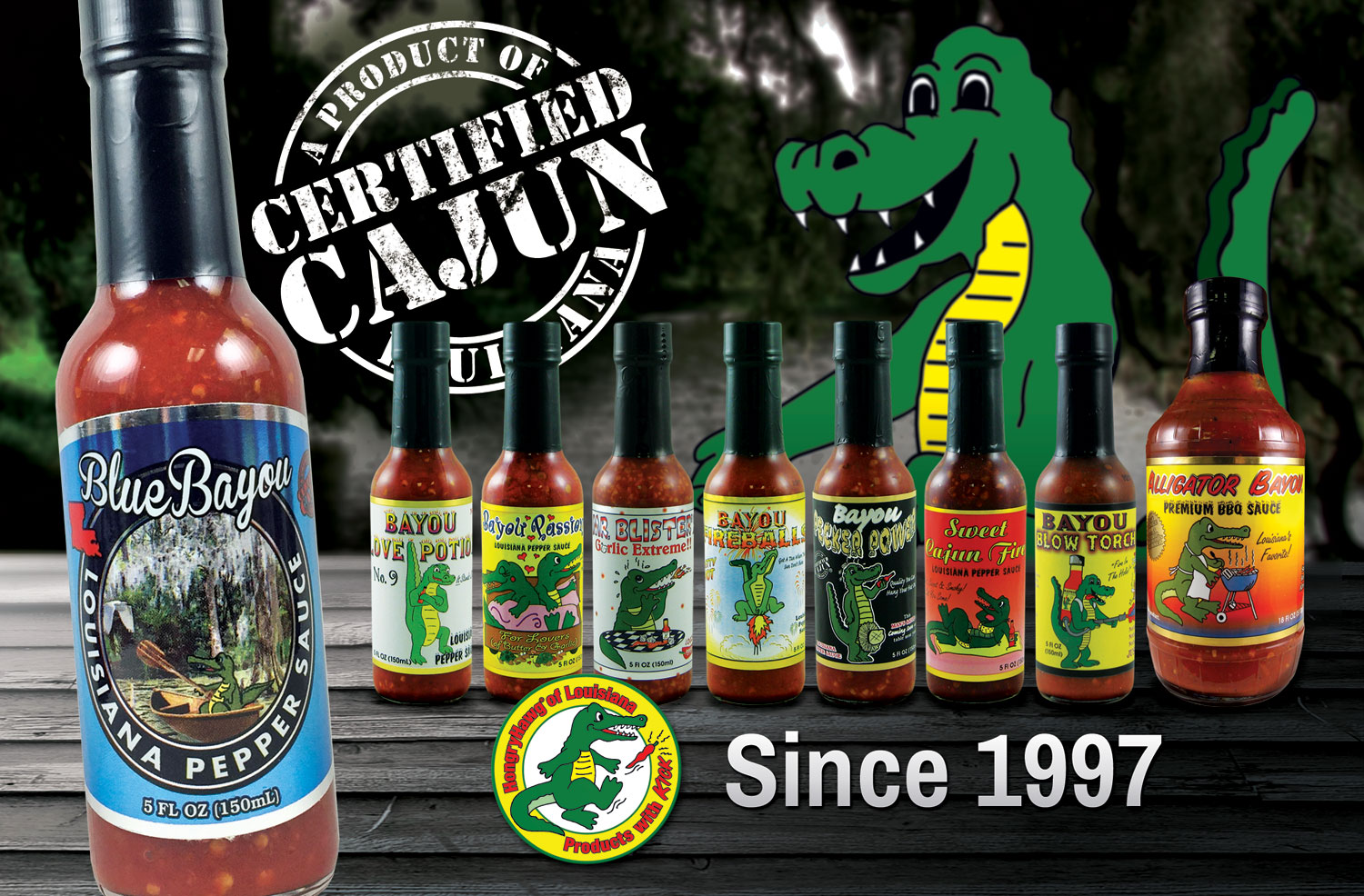Gourmet Louisiana Pepper, BBQ & Hot Sauces for Sale from HongryHawg