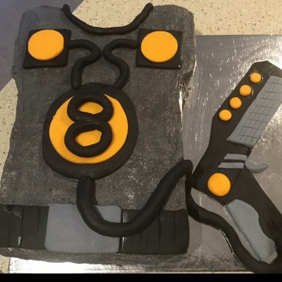 Laser Tag DIY Birthday Cake Kit Cake 2 The Rescue