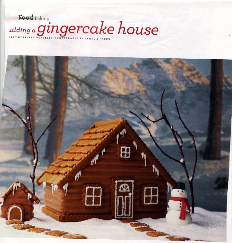 Anyone Ever Try Martha Stewarts Gingerbread House Cake?
