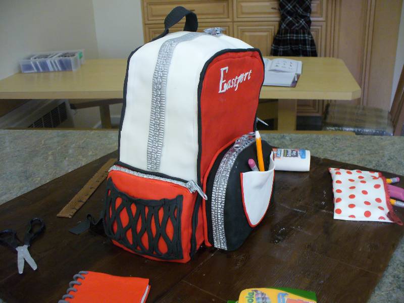 My Backpack Cake!