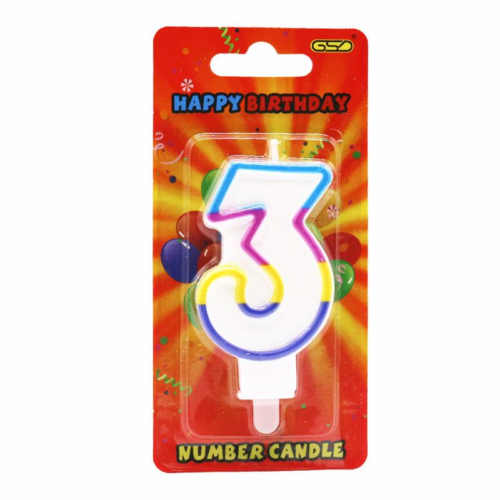 HAPPY BIRTHDAY NUMBER CANDLE 8 Cakeee Box