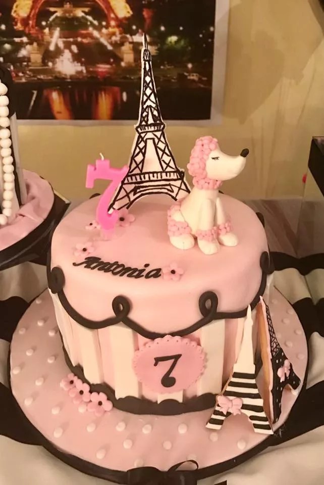 Torta Parigi torte di cake design con la Torre Eiffel
