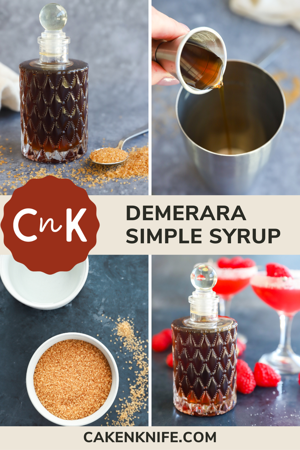Demerara Simple Syrup Cake 'n Knife