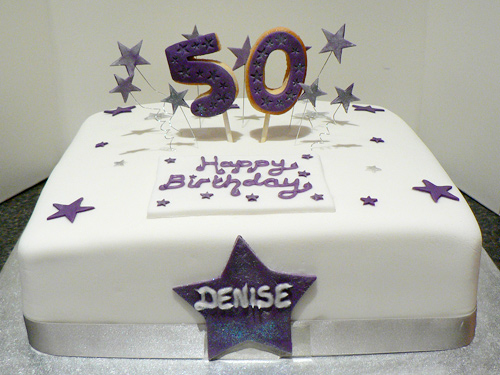 50th Birthday Cake Cakey Goodness