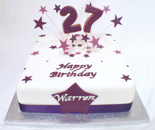 27th Birthday Cake Cakey Goodness