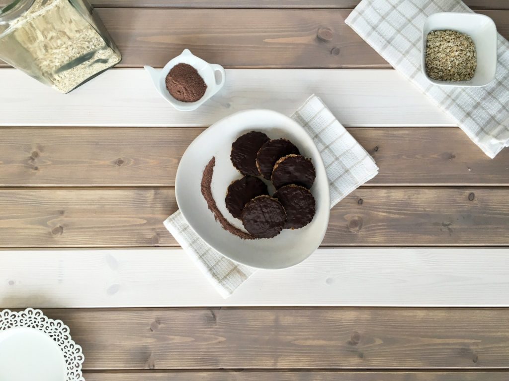 Chocolate Hobnobs Sugar Free, Gluten Free, Dairy Free & Vegan