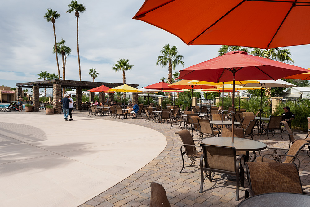 Sundance RV Resort in Yuma, AZ for 55+ .. Park Model Homes For Sale