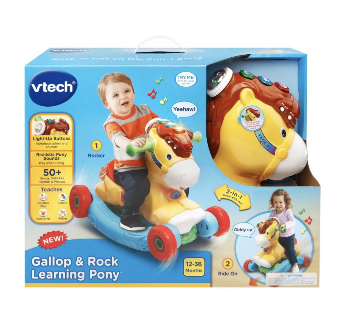 VTech Gallop and Rock Learning Pony - St. Thomas Baby and Beach Gear