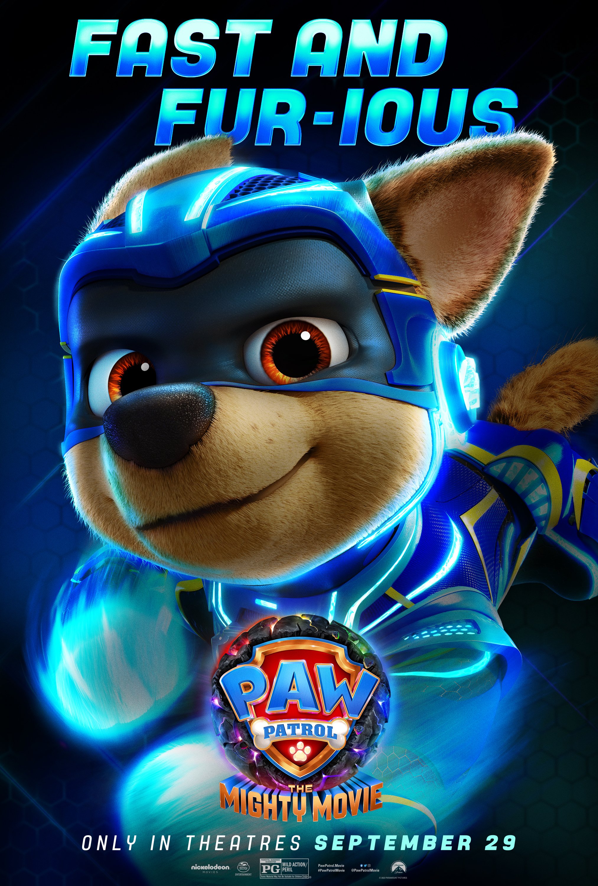 PAW PATROL The Mighty Movie Character Posters Cal & Bob