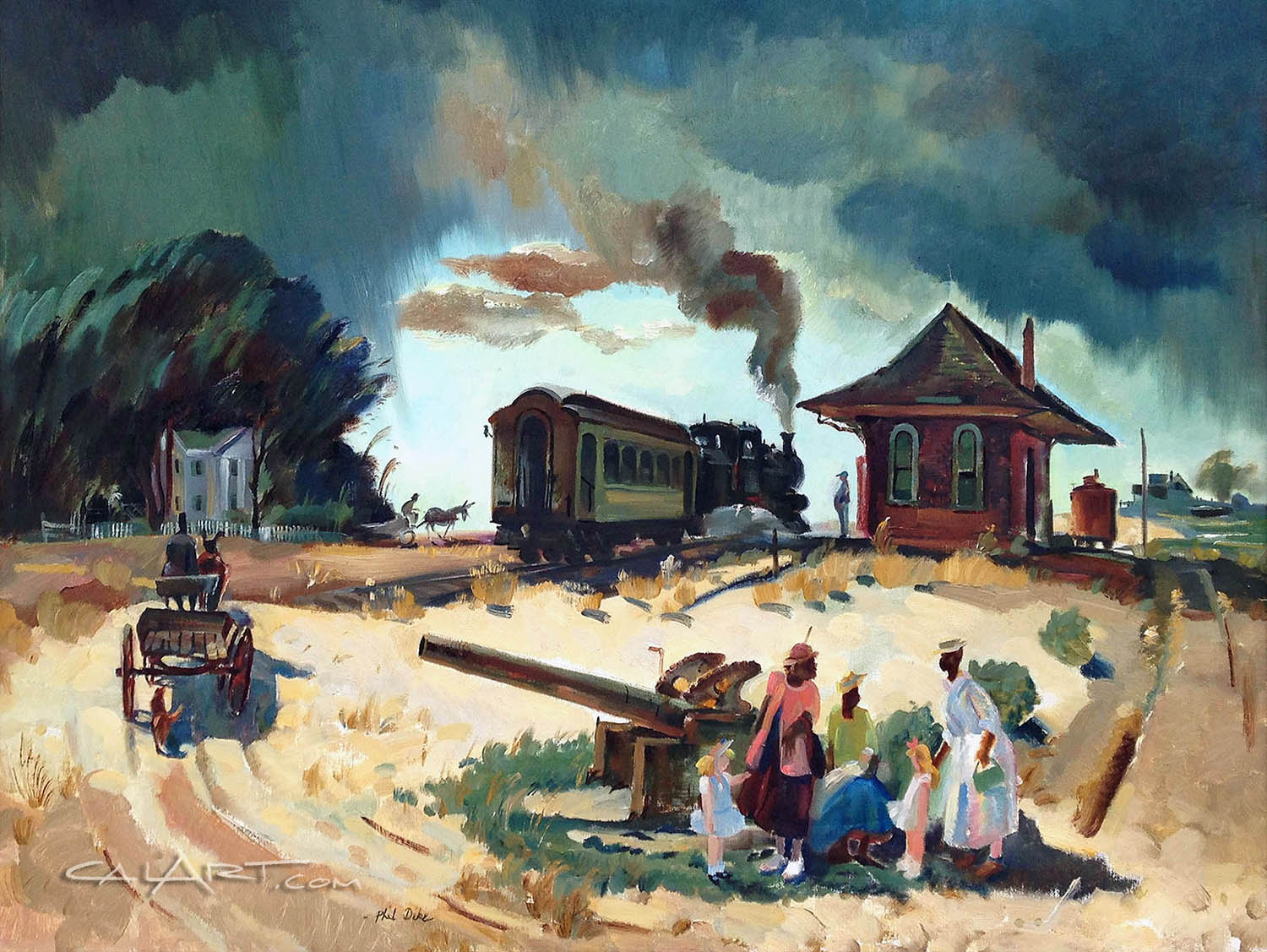 Calfornia art Home Page California style watercolor