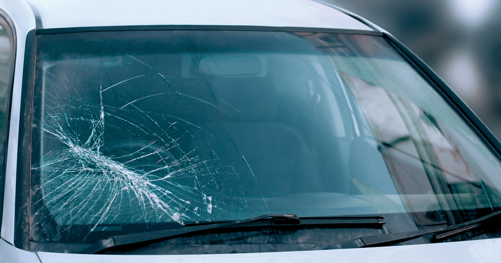 Has your windshield developed large cracks or irreparable damage? • San