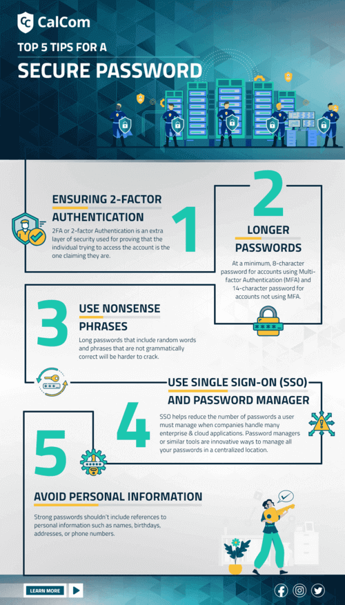 Infographic TOP 5 TIPS FOR A SECURE PASSWORD(03)