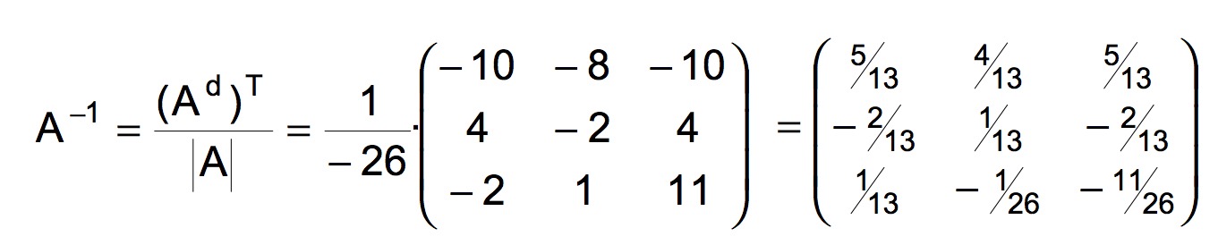 Calculadora de matriz inversa 3x3 online, ¿cómo se hace?