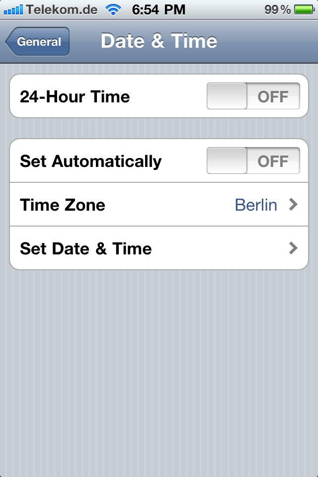 Time zones 1.5.88