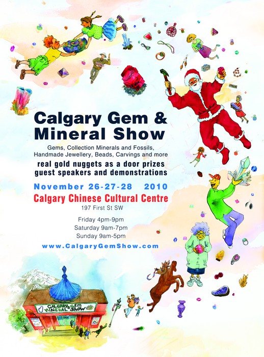 Calgary Gem and Mineral Show poster released * Calgarygemshow