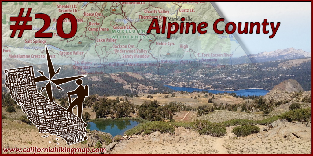 Ranking California’s 58 Counties. California Hiking Map