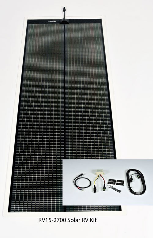 PowerFilm RV152700KIT 42 Watt RV Solar Panel KIT Peel and Stick