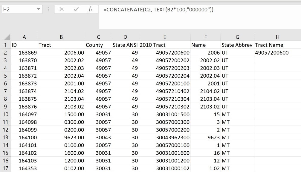 How do I map my Census Tract codes? Maptitude Learning Portal