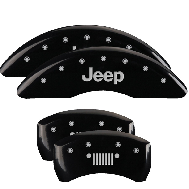 MGP Brake Caliper Covers for 20142023 Jeep Cherokee (42012S) Front & Rear Set