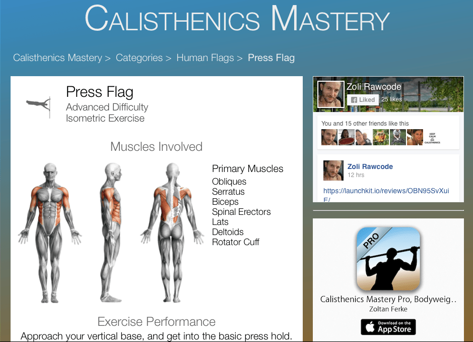 Calisthenics Mastery, The Home of Calisthenics Exercises(07)