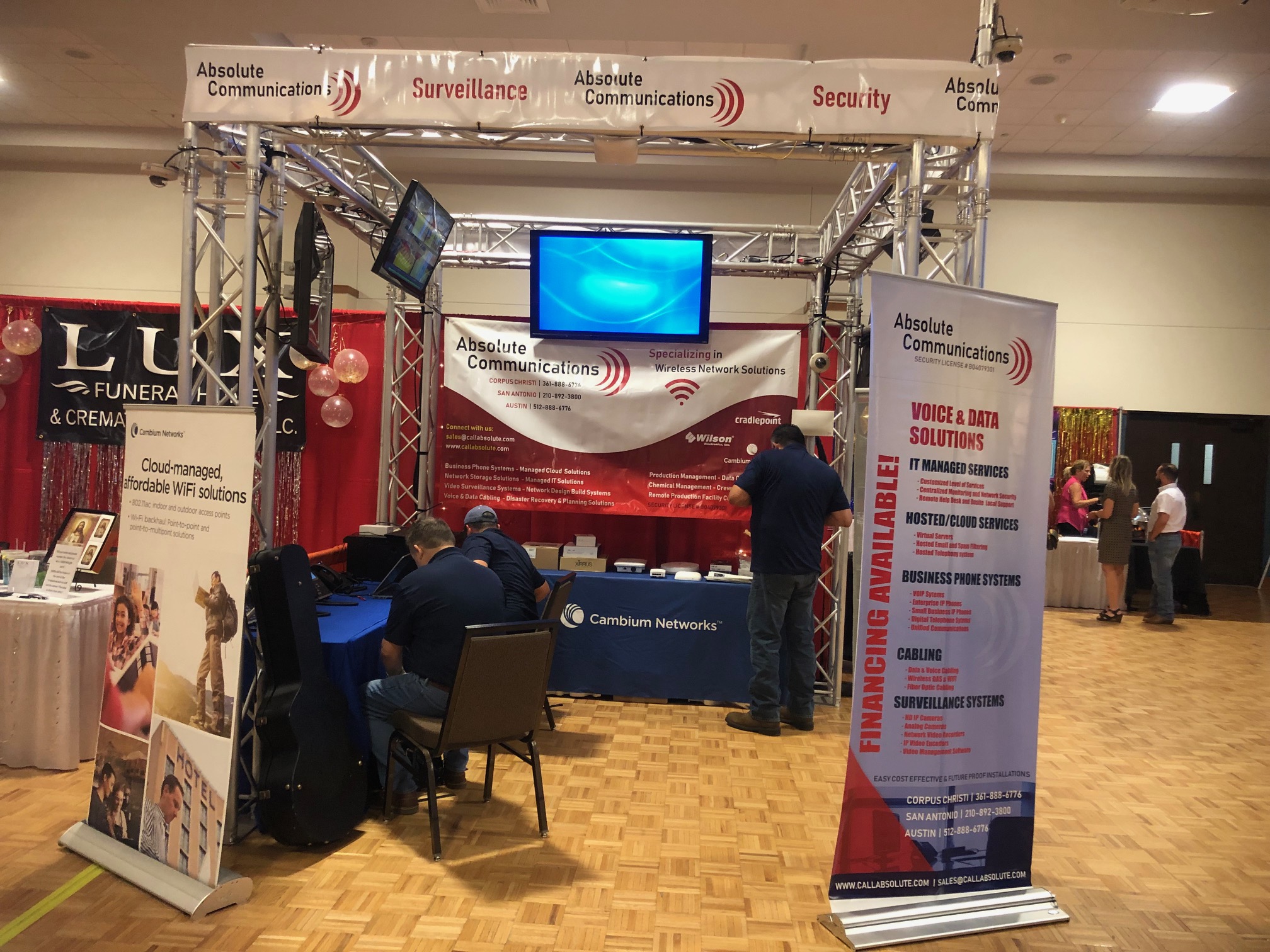 2019 New Braunfels Business Trade Show Absolute Communications and