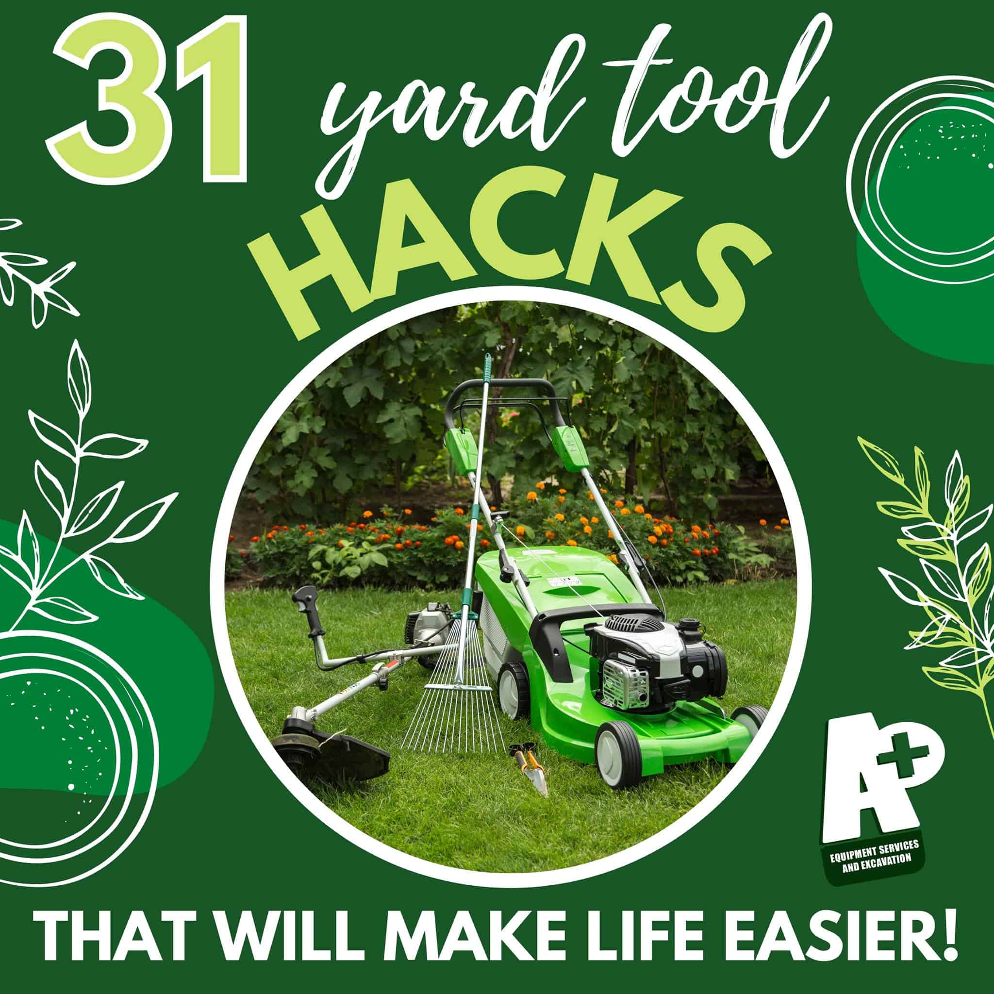 Yard Tool Hacks Toledo, Ohio • A Plus Junk Removal, A+ Equipment