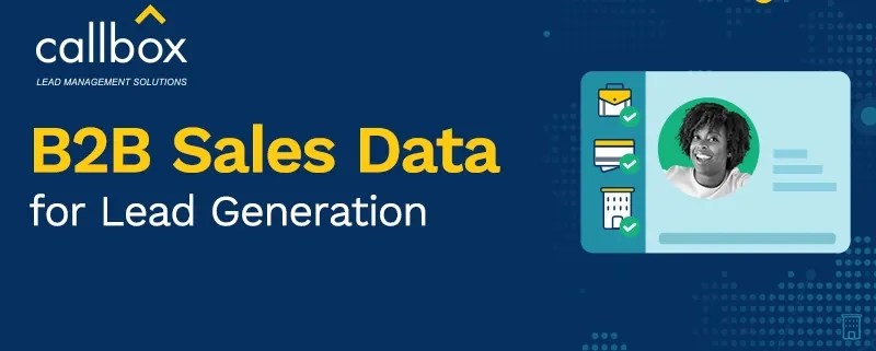 B2B Sales Leads Sales Data for Lead Generation