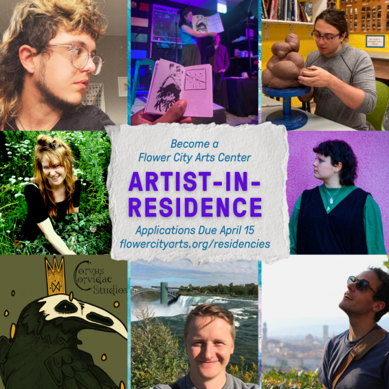 a Flower City Arts Center ArtistInResidence
