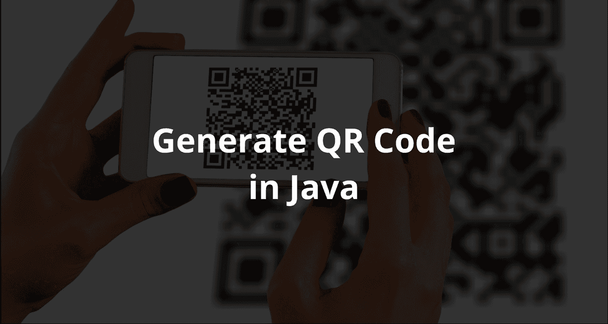 Generate QR Code in java using zxing CalliCoder