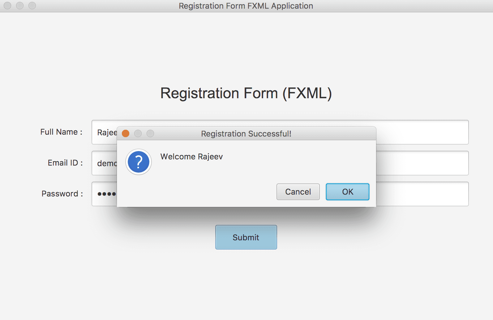 Creating JavaFX user interfaces using FXML CalliCoder