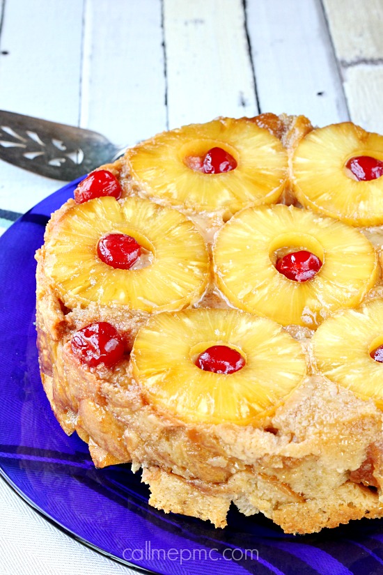 Pineapple UpsideDown Bread Pudding