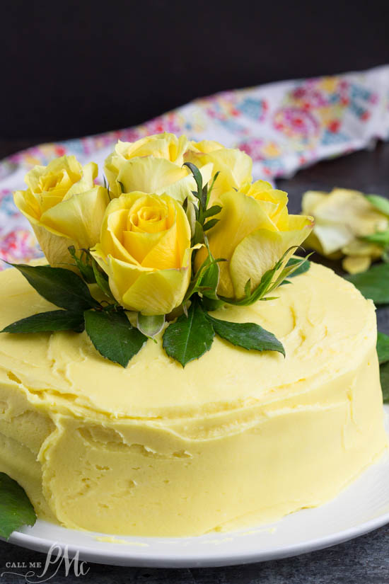 Lemon Layer Cake with Lemon Curd and Lemon Buttercream > Call Me PMc
