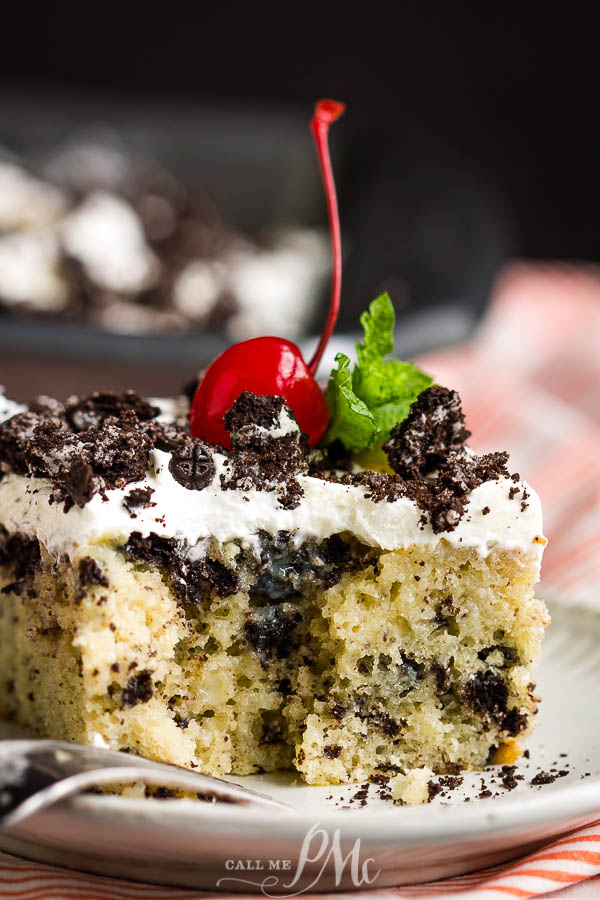 OREO POKE CAKE WITH SWEETENED CONDENSED MILK